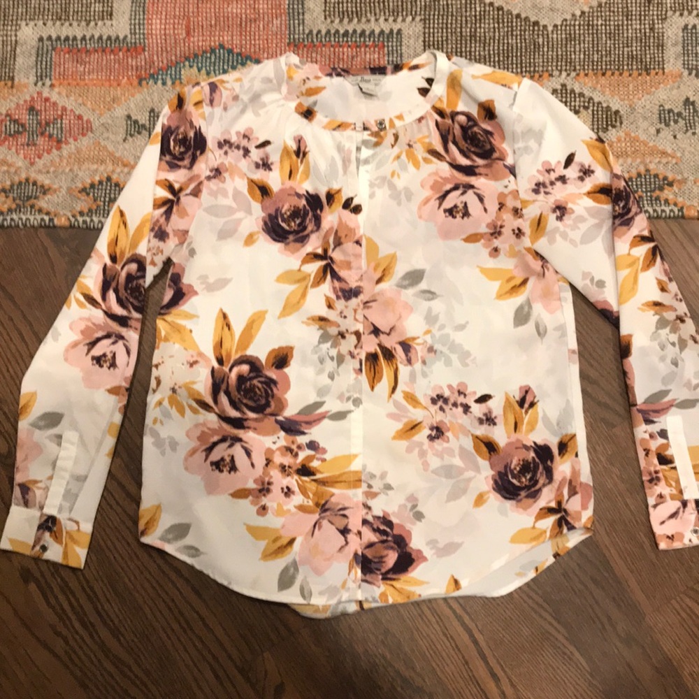 Bass Vintage Inspired Half Button Top